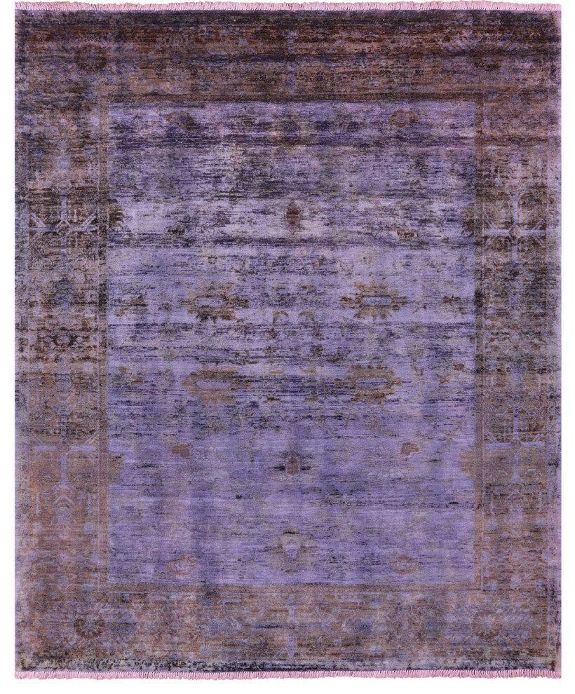 8' 1" X 9' 10" Full Pile Overdyed Hand Knotted Rug - WR1430