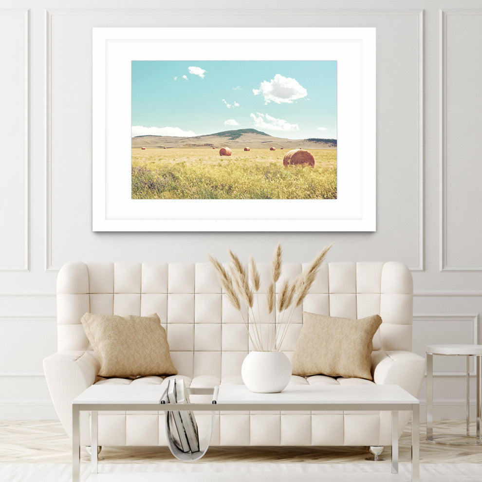 "A Day in the Field" Matted and Framed, 52"x36"