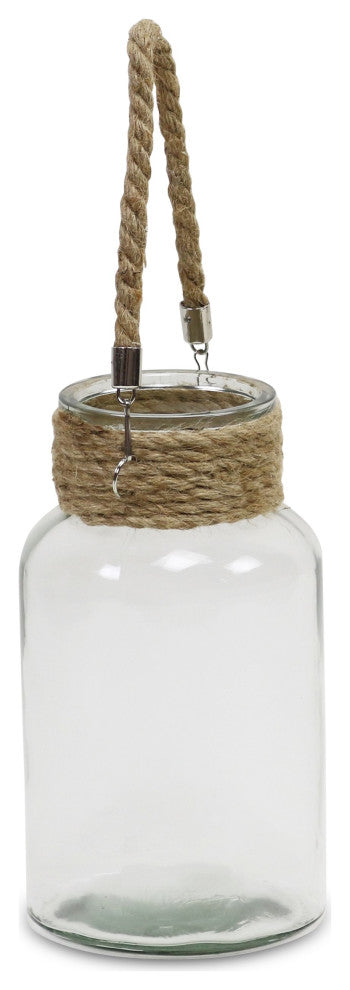 El Morro Glass Jar With Rope, Small