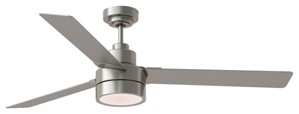 Jovie LED 58" Ceiling Fan, Brushed Steel