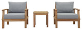Marina 3 Piece Outdoor Patio Teak Set