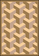 Kaleidoscope Rug, Rooftop, 7'8"x10'9", Beige