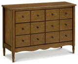 Liberty 6-Drawer Assembled Dresser, Natural Walnut