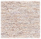 Safavieh Rio Shag Sg951W Moroccan Rug, Creme, 6'0"x6'0" Square