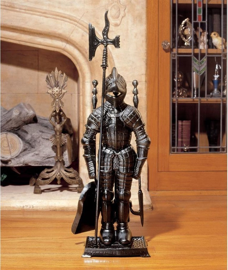 The Black Knight Fireplace Tool Set
