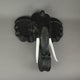 Hand Carved African Elephant Bust Sculpture Wooden Home Decor Wall Art Statue