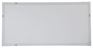 Elegant Decor Aqua 36" x 72" Wood Frame Bathroom Mirror in Gray
