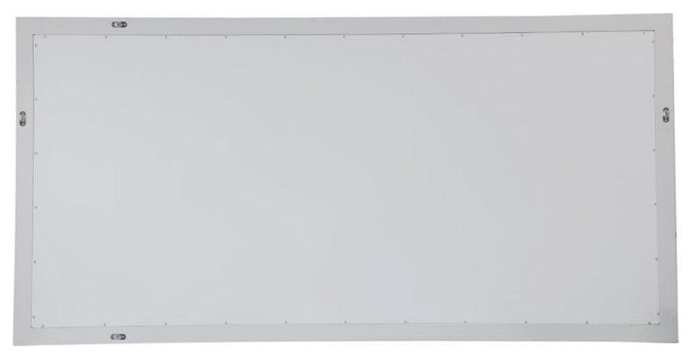 Elegant Decor Aqua 36" x 72" Wood Frame Bathroom Mirror in Gray