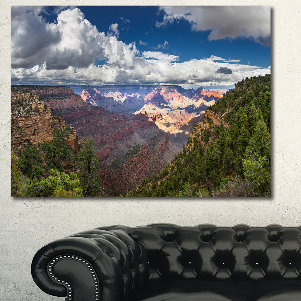 US Grand Canyon in Colorado River, Landscape Canvas Art Print, 60x40