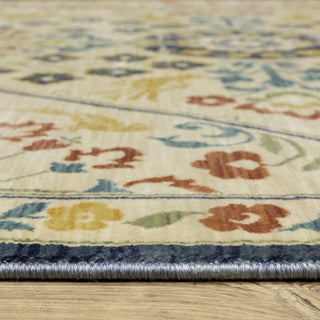 Fabienne Botanical Indoor Ivory/Multi Area Rug, Ivory, 7'10"x10'10"
