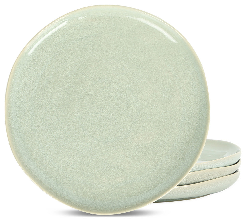Stone Lain Mirella Stoneware Dinner Plate Set of 4, Light Green