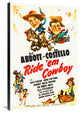 "Abbott & Costello - Ride Em Cowboy" Canvas by Hollywood Photo Archive, 24x36"