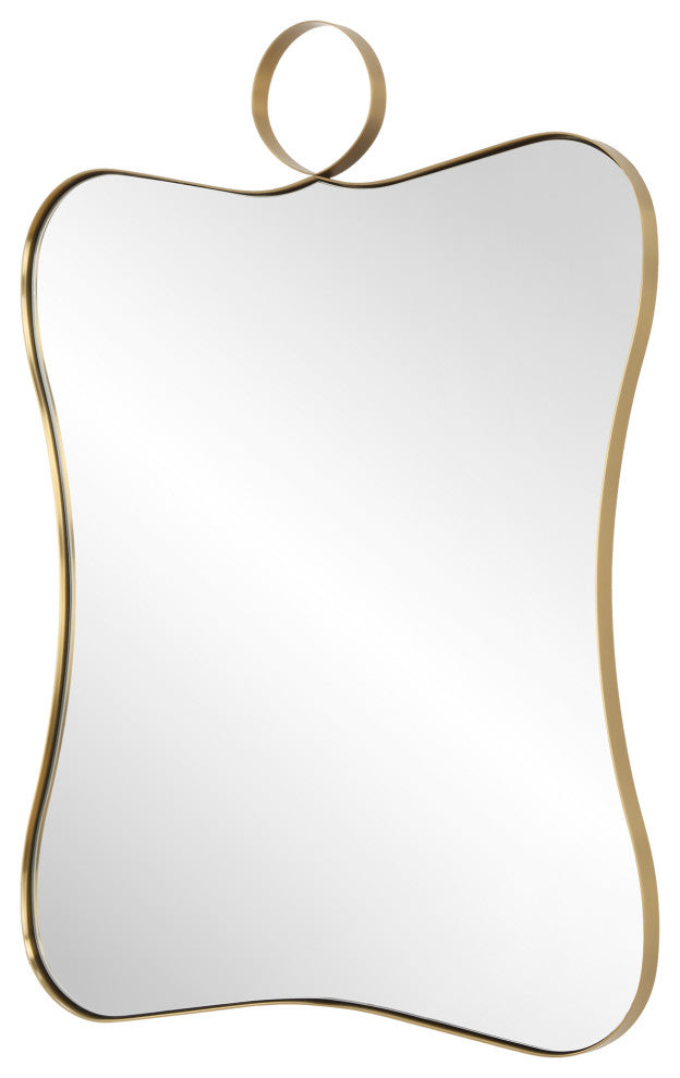 Uttermost Talia Brass Vanity Mirror
