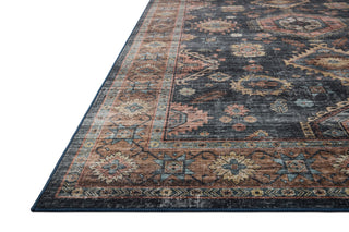 Loloi Washable Anniston Denim/Sunset Rug, 2'6"x10'