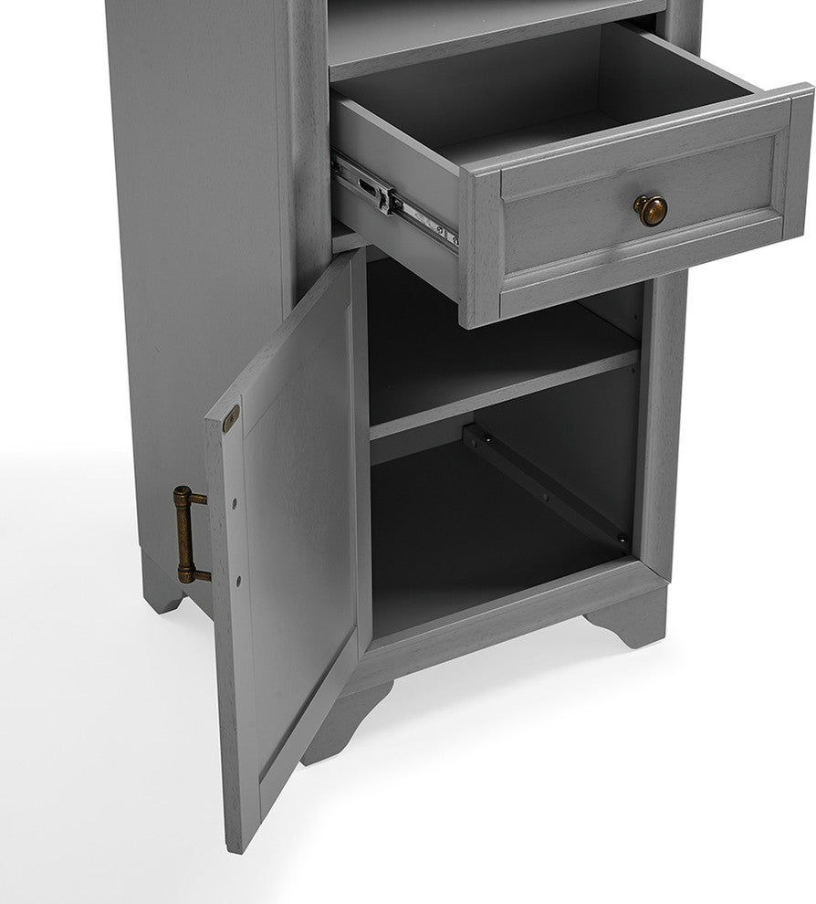 Tara Linen Cabinet, Vintage Gray