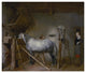 "Horse Stable" Digital Paper Print by Gerard ter Borch, 24"x20"
