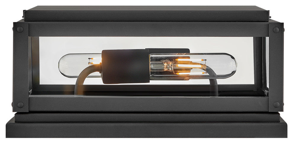 Hinkley Max Small Pier Mount Lantern, Black