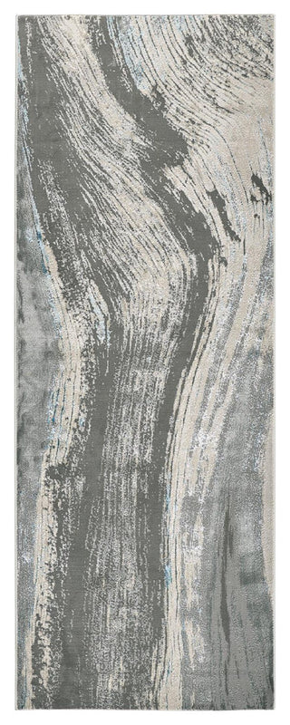 Weave & Wander Aurelian Gray/Silver 2'10"x7'10" Runner