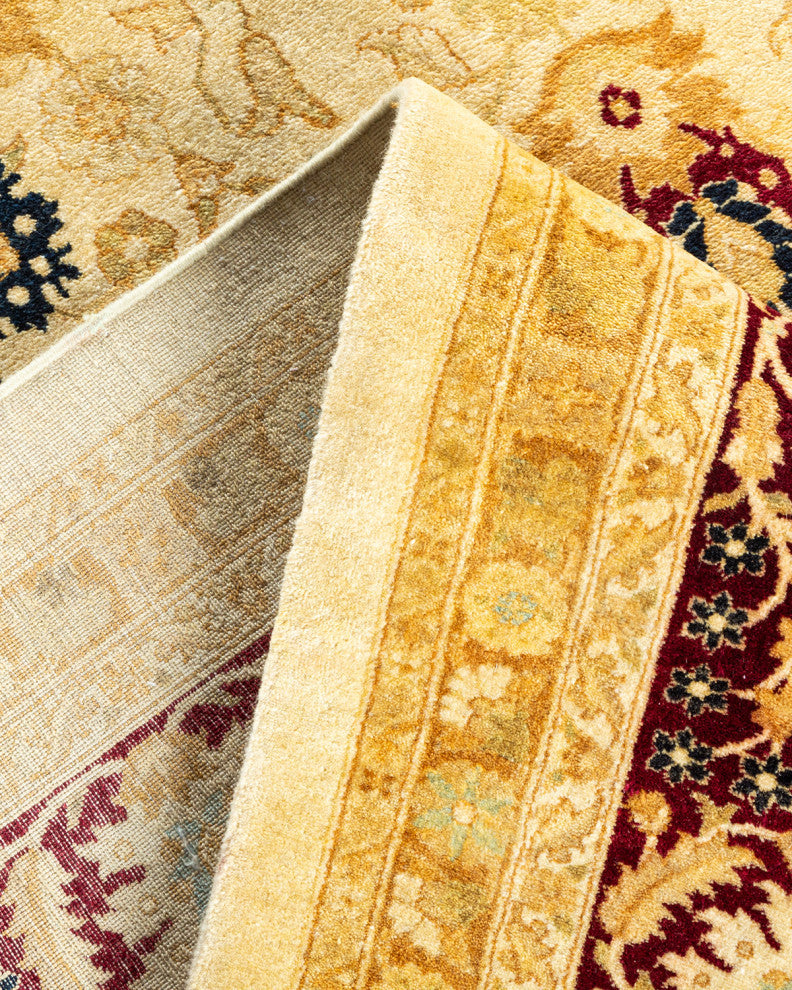 Jack, One-of-a-Kind Hand-Knotted Area Rug, Ivory, 8' 2"x10' 2"
