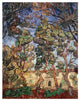 "Trees in the Garden of Saint-Paul Hospital" Print by Vincent Van Gogh, 15"x18"