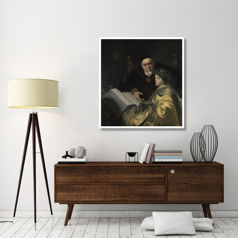 "Prince Charles Louis of the Palatinate, Wolrad von Plessens" Paper Art, 43"x46"