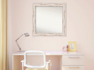 Wall Mirror Choose your Custom Size, Alexandria White Wash
