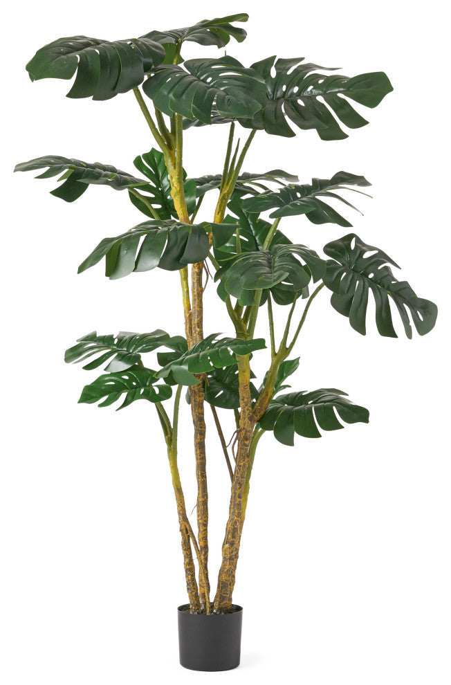 Dorse Artificial Monstera Tree, 46" W X 35" D X 71" H