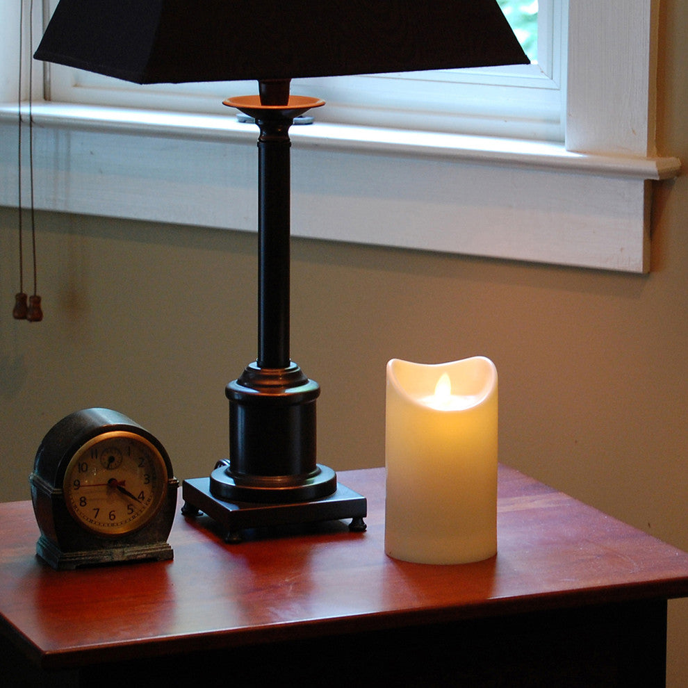 Action LED Pillar Candle, 3.5"x5"
