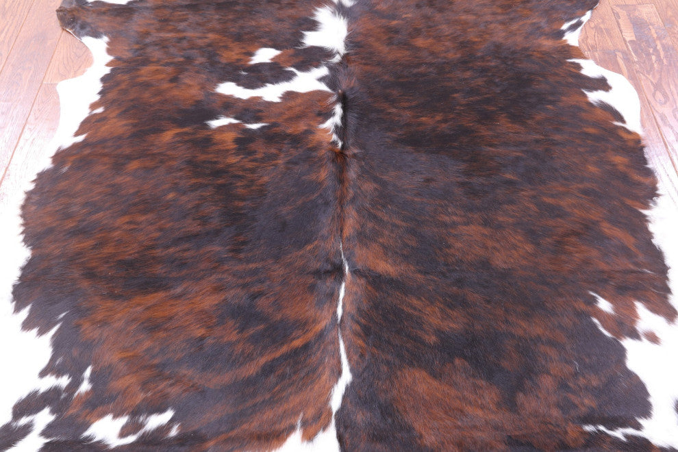 6' 4" X 6' 11" Natural Cowhide Rug C1881
