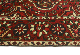 Fine Vintage Distressed Payden Red/Navy Rug, 6'8 x 9'6