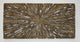 1" x 16" x 32" Brown Long Square Rotten Wood  Wall Decor