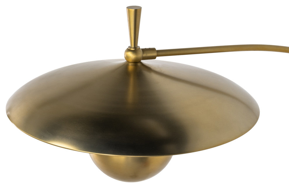 Bennington Sconce-Antique Brass Iron