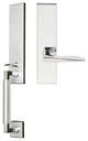 Ecco Lever, Mortise Full Dummy Handleset, Right Hand, Polished Stainless Steel