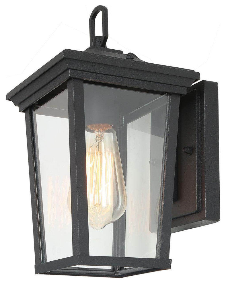 LNC 1-Light Wall Lamps Outdoor Wall Sconces Lantern Black Wall Lights