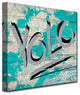 Ready2Hangart Yolo By Olivia Rose Canvas Art , 30" Hx30" W