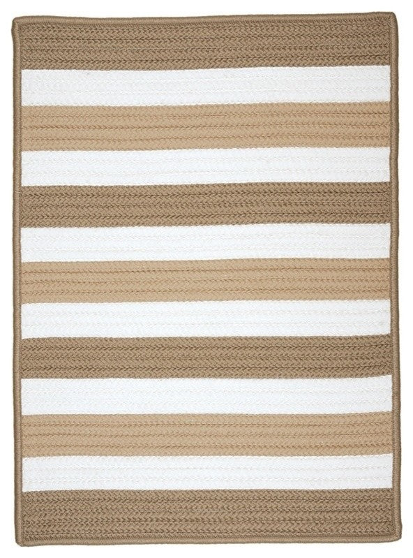 Colonial Mills Portico PO99 Sand Indoor/Outdoor Area Rug, Rectangular 8'x11'