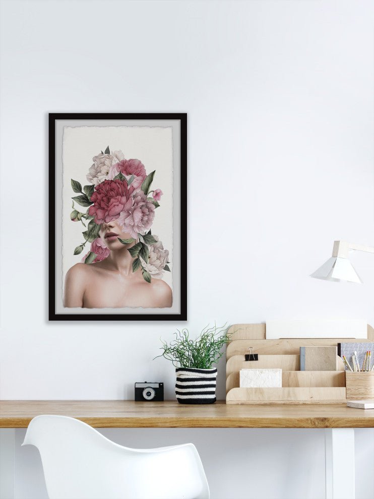 "Pure Beauty" Framed Painting Print, 12x18