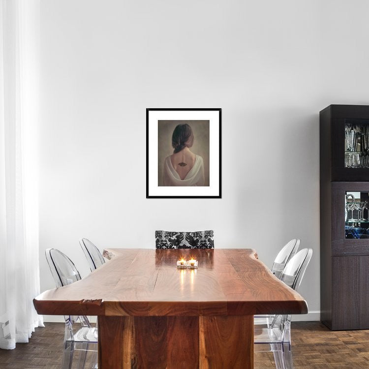 "Imagine" Framed Digital Print by Svetlana Bekyarova, 25x30"