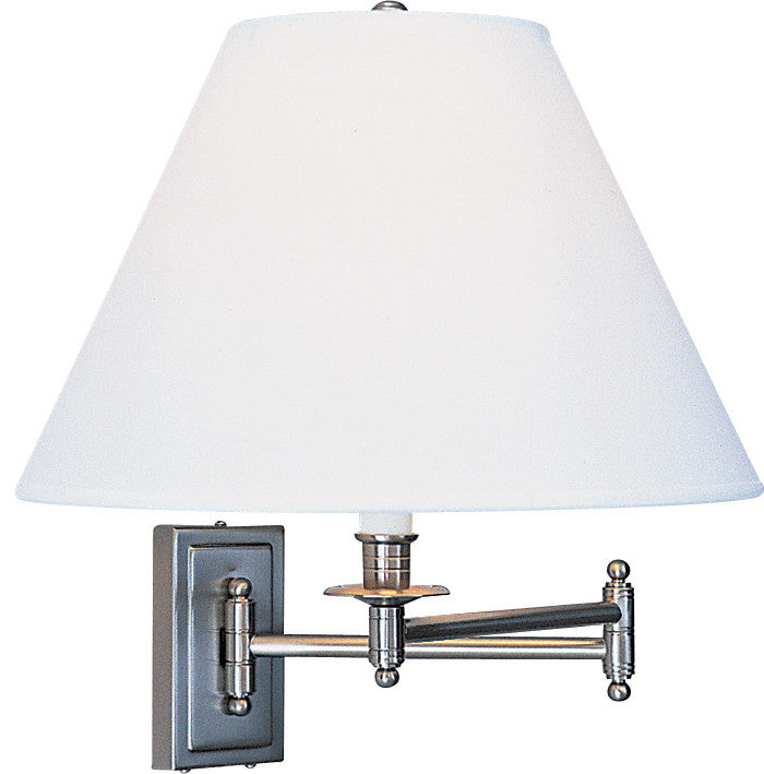 Robert Abbey-RA-B1504XXX-One Light Wall Swinger, Kinetic Brushed Chrome
