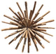 Starburst Reclaimed Wood Wall Art, 36"
