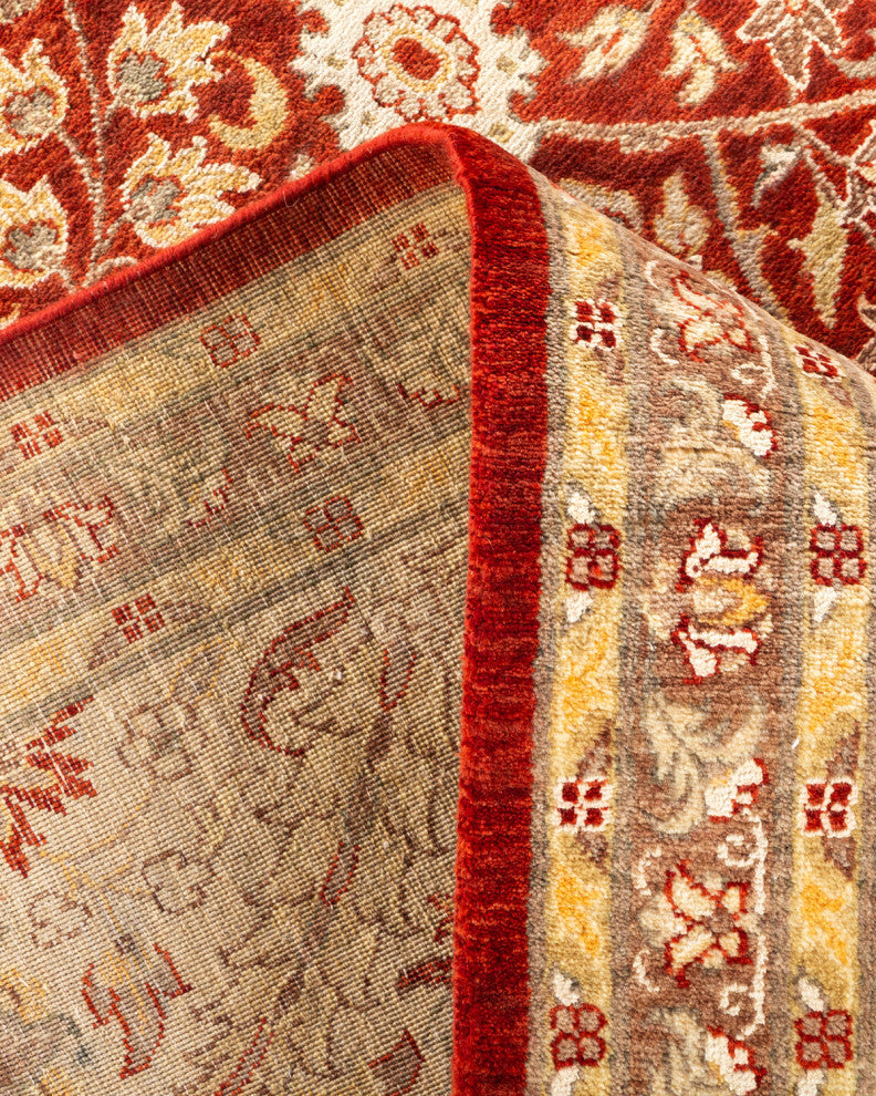 Mogul, One-of-a-Kind Hand-Knotted Area Rug Orange, 8'1"x10'3"