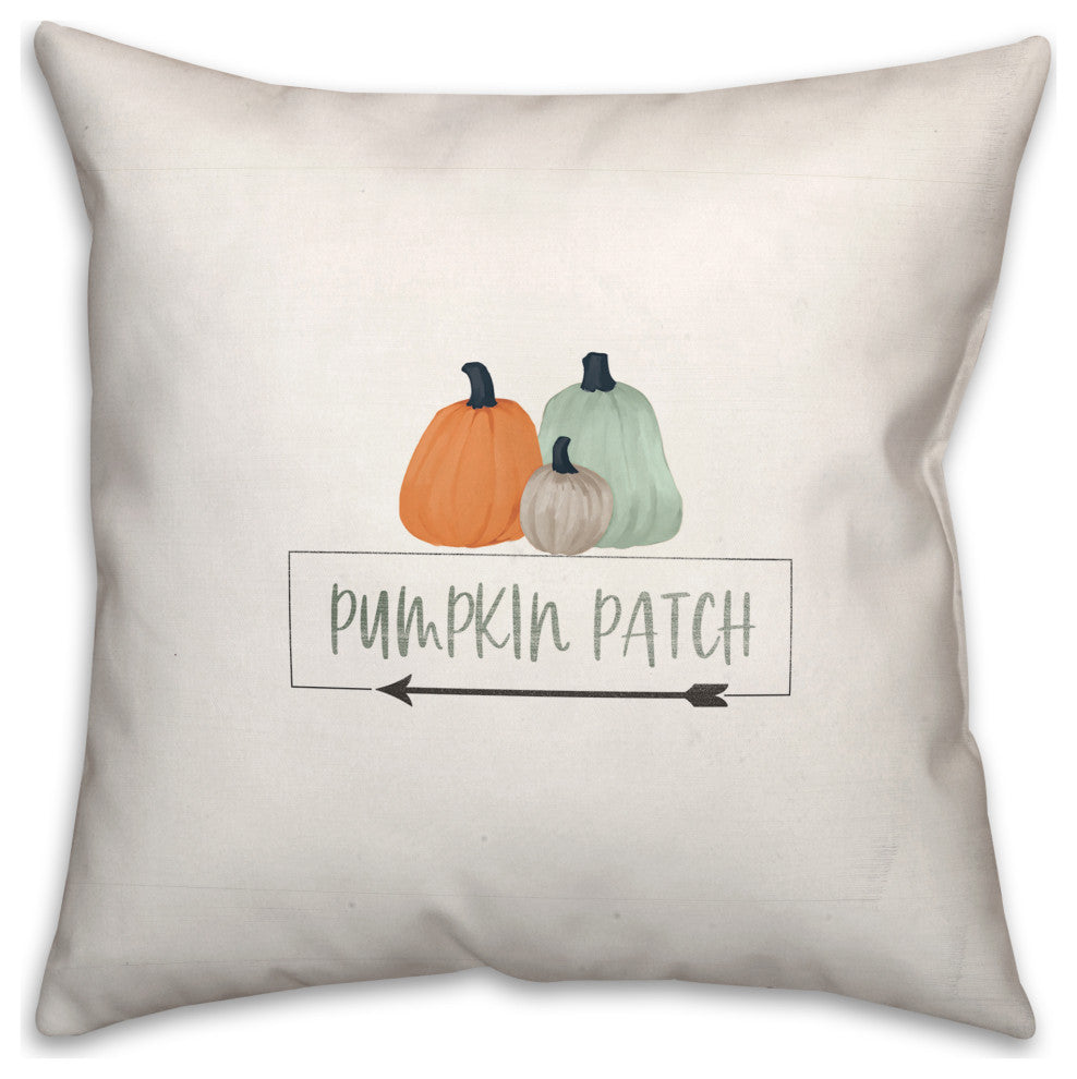 Pumpksign 20x20 Spun Poly Pillow