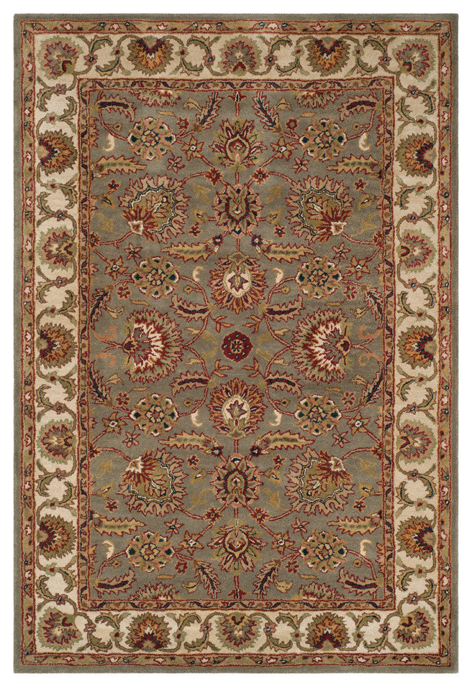 Safavieh Classic Cl359B Light Blue, Ivory Area Rug, 8'3" X 11'0"