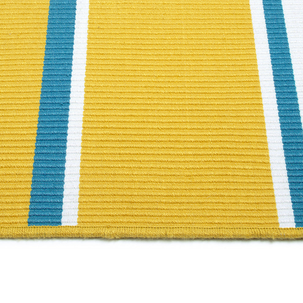 Voavah Yellow 4' x 6' Rectangle Area Rug