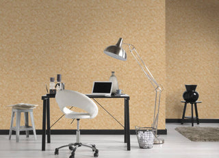 Plain Textured Wallpaper, Random Grainy Spots, 374281, Orange Terracotta, 1 Roll