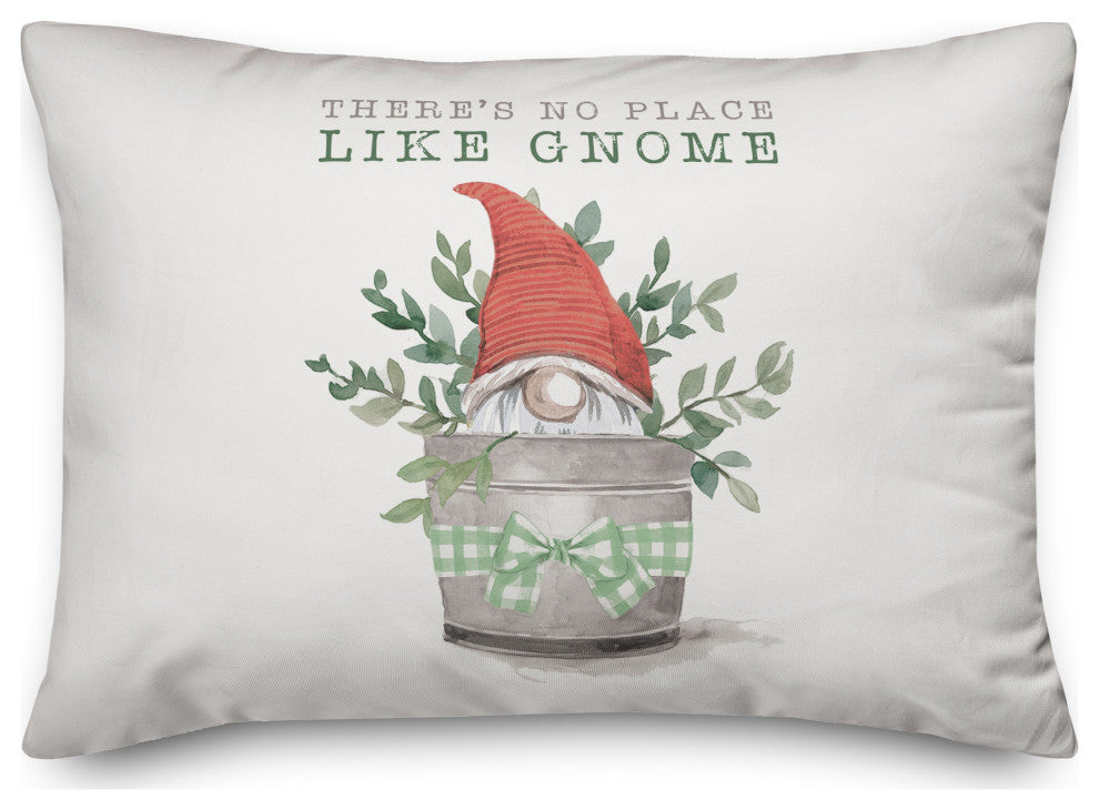 Gnome Bucket 4 14x20 Spun Poly Pillow