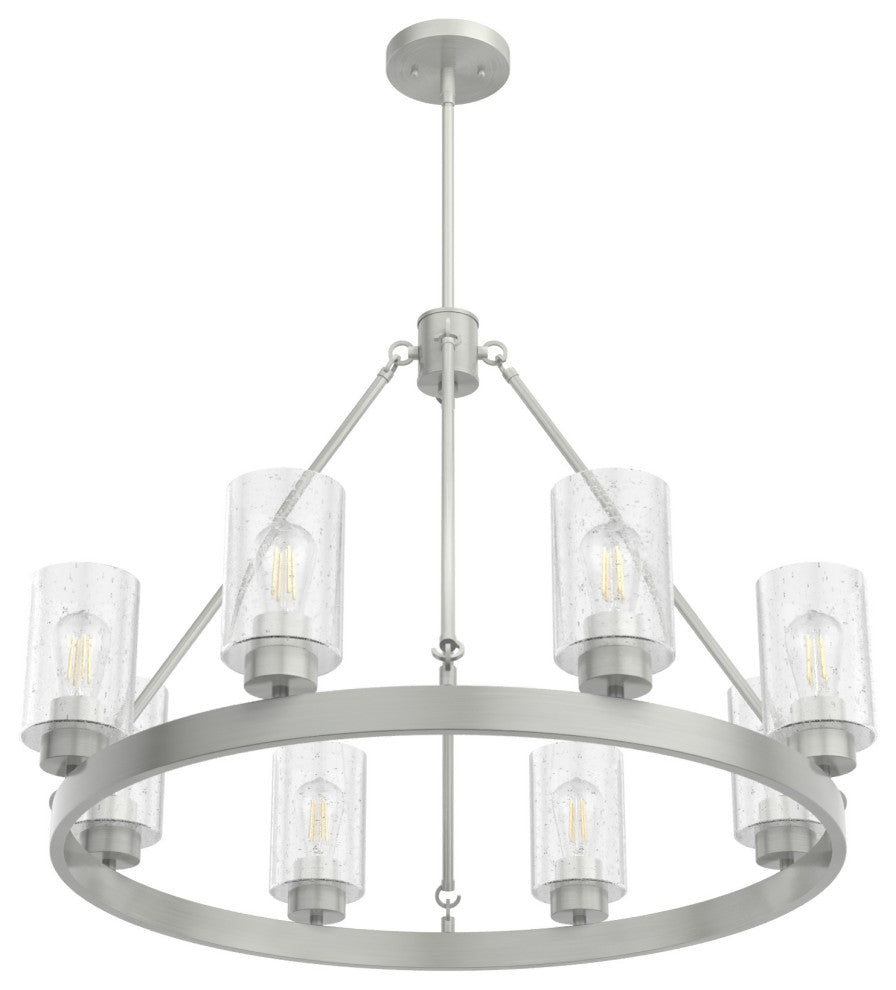 Hunter Hartland Brushed Nickel 8-Light Chandelier
