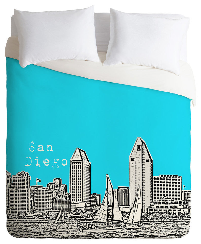 Deny Designs Bird Ave San Diego Sky Duvet Cover - Lightweight