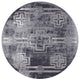 Distressed Bounty, Gray, 8' Round