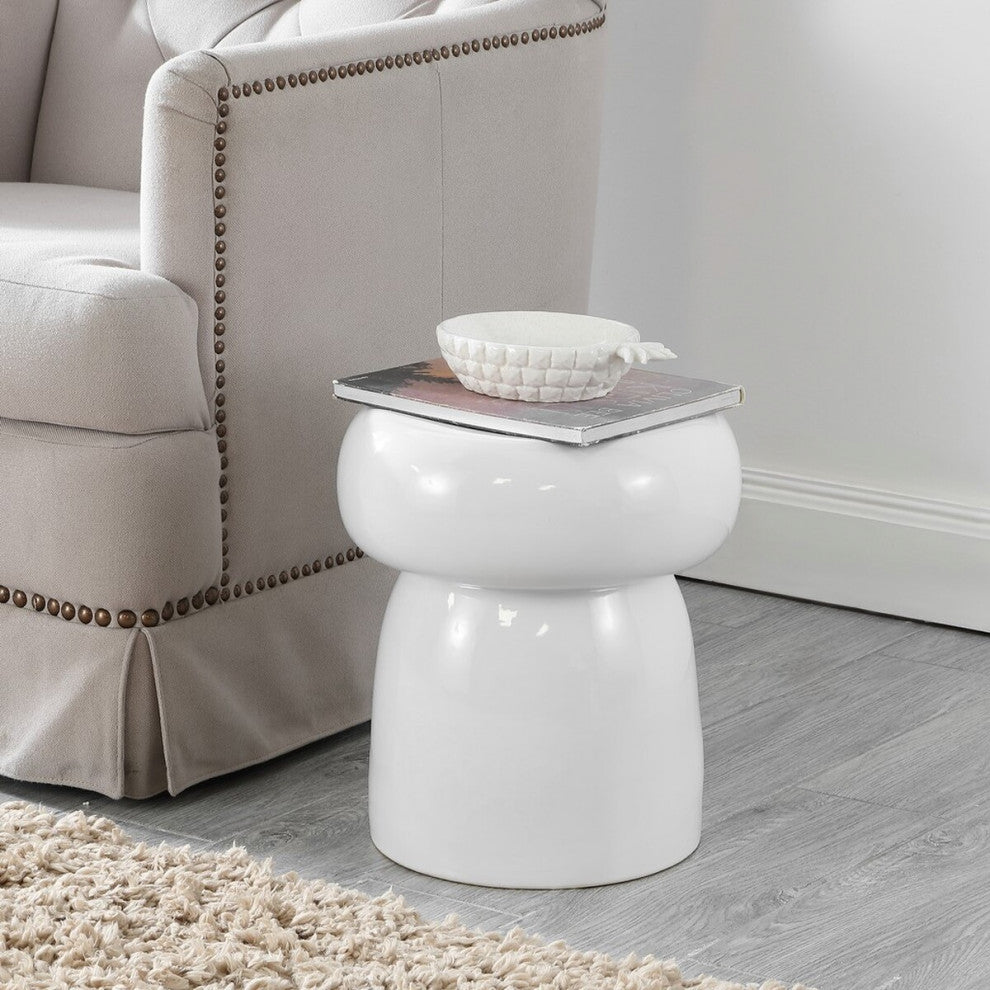 Safavieh Millia 14.75" Garden Stool, White